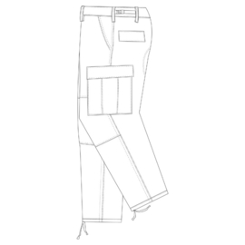 TRU-SPEC BDU Rip-Stop Trousers/pants (Woodland) LAST SIZE XSR 1x  SL 1x