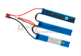 Nimrod Lipo 11.1 Volt /1000mAh 25C. Triple Split Type.  Deans Connector