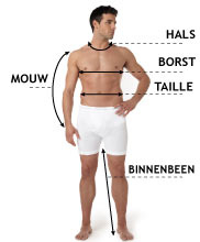 Size Chart / Maattabel