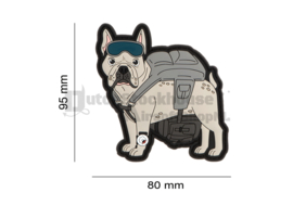 Airsoftology Frenchie Paratrooper French Bulldog Patch