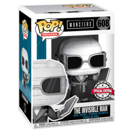 FUNKO POP figure Universal Monsters Invisible Man Black and White - Exclusive (608)