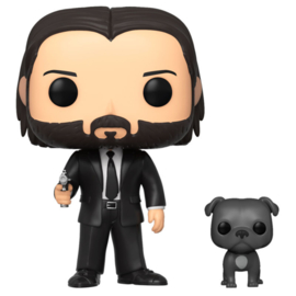 FUNKO POP figure John Wick John in Black Suit with Dog (580)