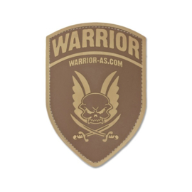 Warrior Rubber Logo Shield (2 COLORS)