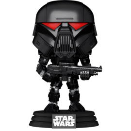 FUNKO POP figure Star Wars Mandalorian Dark Trooper Battle (466)