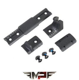 MP Hand Stop Kit for Keymod or M-Lok. Blk