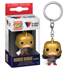 FUNKO DC Comics WW80Th Wonder Woman Flashpoint Pocket POP Keychain