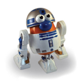 Llavero potato Poptaters Star Wars R2D2