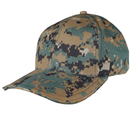 TRU-SPEC ADJUSTABLE BALL CAP (DIGITAL WOODLAND)