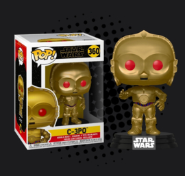 FUNKO POP figure Star Wars Rise of Skywalker C-3PO Red Eyes Metallic (360)