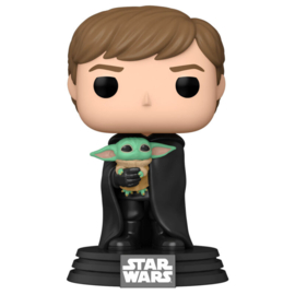 FUNKO POP figure Star Wars Mandalorian Luke with Child (482)