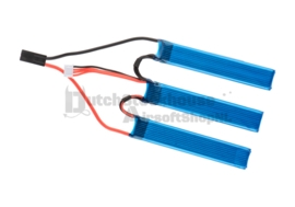 Nimrod Lipo 11.1 Volt /1000mAh 25C. Triple Split Type. Tamiya Connector