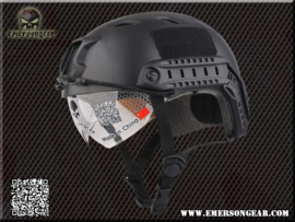 Emerson FAST BJ helmet sportline version With (Non balistic) goggle (BLACK)