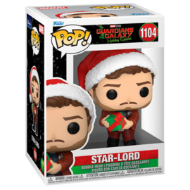 FUNKO POP figure Marvel Guardians of the Galaxy Holiday Star-Lord (1104)