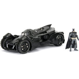 DC Comics Arkham Knight Batmobil metal car + figure set - Scale 1:24