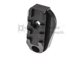 5KU M4 AEG Picatinny Rail Stock Base Plate. Blk