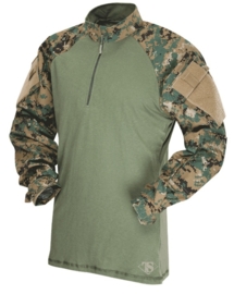TRU-SPEC TRU Combat Shirt 1/4 ZIP MARPAT Digital Woodland (Extra Small Regular 002)
