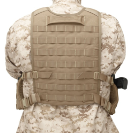 Warrior Elite Ops MOLLE Back Panel holds Medium - Large Plates / Internal Plate Height Adjustment (3 COLORS)