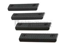 Leapers Low Profile M-Lok Panel Covers. 4pcs. Blk