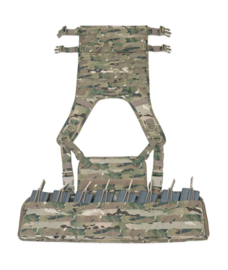 Warrior Elite Ops MOLLE Back Panel holds Medium - Large Plates / Internal Plate Height Adjustment (3 COLORS)