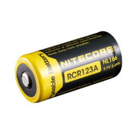Nitecore RCR123A Li-ion NL166 650mAh (Rechargeable)