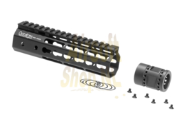 ARES OCTARMS 7 Inch Keymod Tactical Handguard Rail Set (BLACK)