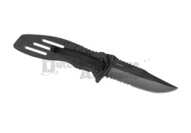 Smith & Wesson Extreme Ops SWA24S Serrated Folder Knife. Blk