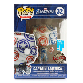 FUNKO POP figure Marvel Patriotic Age Captain America - Exclusive + protective case (32)