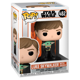 FUNKO POP figure Star Wars Mandalorian Luke with Child (482)