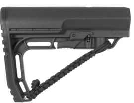 SAIGO DEFENSE Batteling Style STOCK with PARACORD  (BLACK)