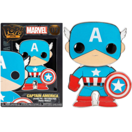 FUNKO Marvel Captain America Large Enamel POP Pin 10cm (07)