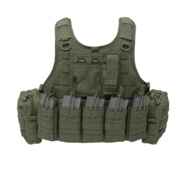 Warrior Elite Ops MOLLE RICAS COMPACT DA with 5 M4 Open Mags, 2 Utility, 1 Admin (4 COLORS)