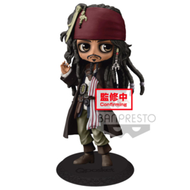 Disney Pirates of the Caribbean Jack Sparrow Q Posket B figure - 14cm (BANPRESTO)