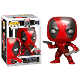 FUNKO POP figure Marvel 80th First Appearance Deadpool Metallic - Exclusive (590)