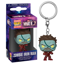 FUNKO Pocket POP Keychain Marvel What If Zombie Iron Man