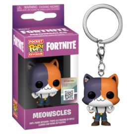 FUNKO Pocket POP keychain Fortnite Meowscles