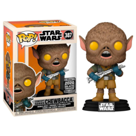 FUNKO POP figure Star Wars Chewbacca - 2020 Galactic Convention Exclusive (387)