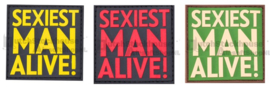 JTG Sexiest Man Alive Rubber Patch (3 COLORS)