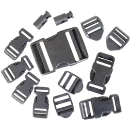 WEB-TEX Buckle Accessory Set - Black