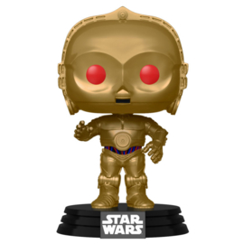 FUNKO POP figure Star Wars Rise of Skywalker C-3PO Red Eyes Metallic (360)