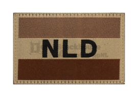 CLAW GEAR Netherlands NLD Flag Patch - DESERT (Tan)