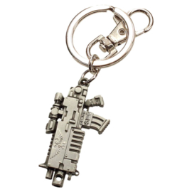 Warhammer 40K Bolter Metallic Finish metal keychain