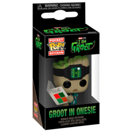 FUNKO Pocket POP Keychain Marvel I am Groot - Groot with Onesie