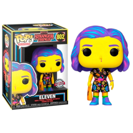 FUNKO POP figure Stranger Things Eleven in Mall Outfit Black Light - Exclusive (802)