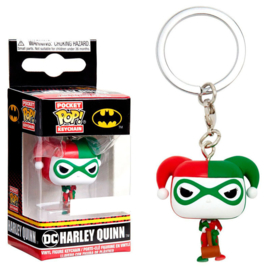 FUNKO Pocket POP keychain DC Comics Harley Quinn Holiday - Exclusive