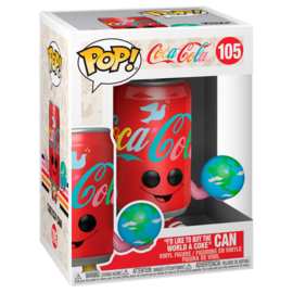 FUNKO POP figure Coca Cola I'd Like to Buy the World a Coke Can (105)