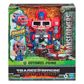 HASBRO Transformers Rise of the Beasts Optimus Prime Smash Changers figure 23cm