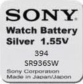 SONY Battery 394, SR45, SR936SW, GS9 Low drain 1pcs