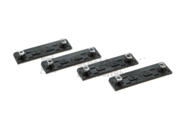 Leapers Low Profile M-Lok Panel Covers. 4pcs. Blk