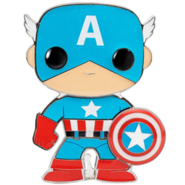 FUNKO Marvel Captain America Large Enamel POP Pin 10cm (07)