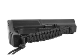 SAIGO DEFENSE Batteling Style STOCK with PARACORD  (BLACK)